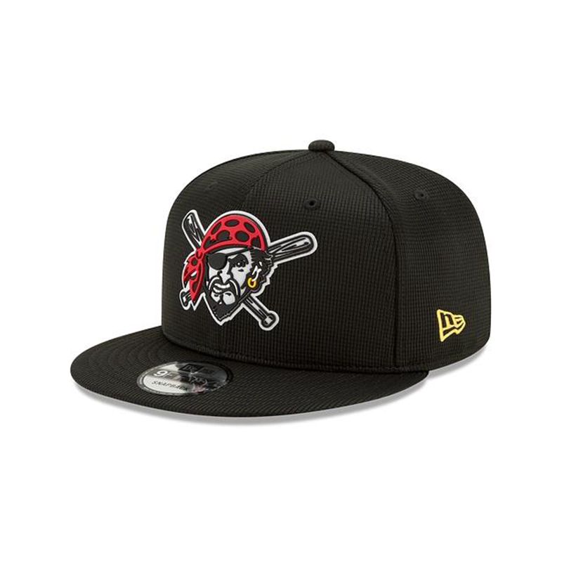 MLB Pittsburgh Pirates Clubhouse Collection 9Fifty Snapback (FDH2060) - Black New Era Caps